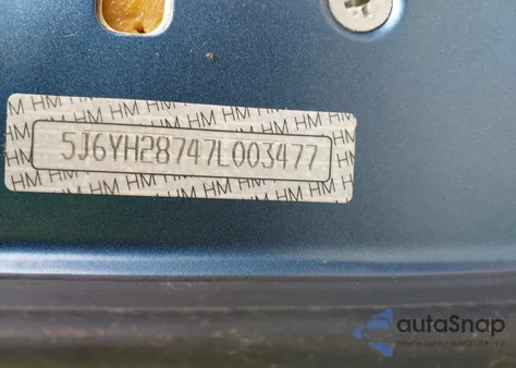 2007 Honda Element Ex from USA, damaged, VIN 5J6YH28747L003477